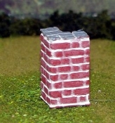 1:72 Scale - Church Wall Corner (4 Pack)
